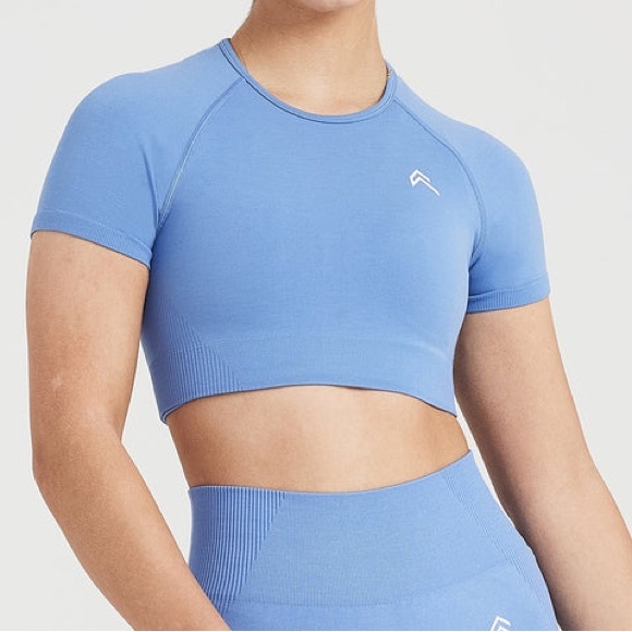 NWOT Oner Active Classic Seamless 2.0 Short Sleeve Crop Top - Picture 1 of 6